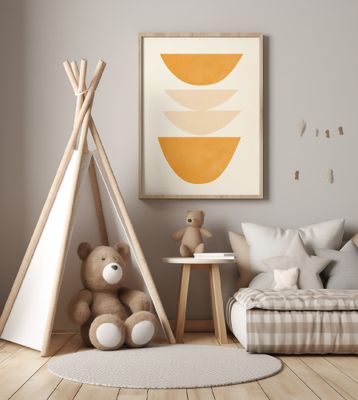 Abstract Shapes And Bold Colors