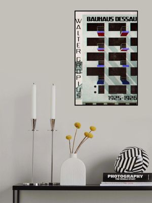 Bauhaus Dessau architecture in vintage magazine style IV