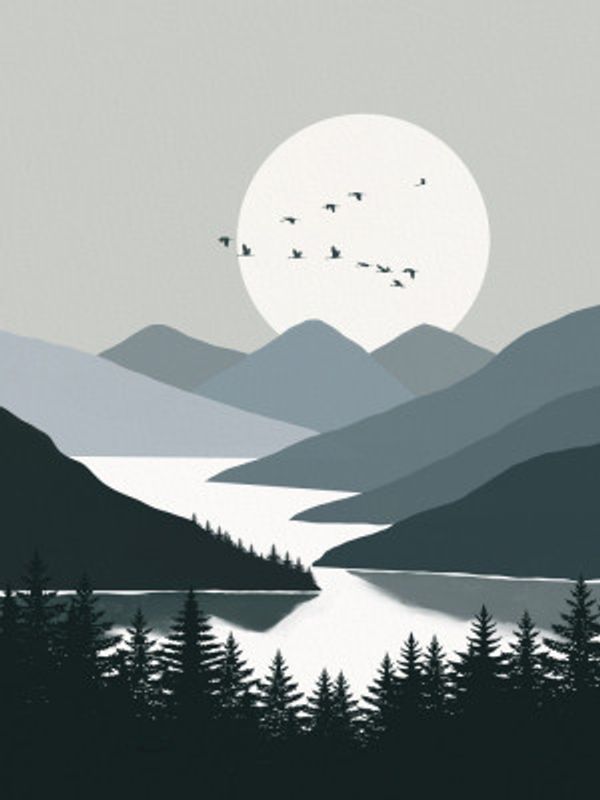 Featuring A Large Moon