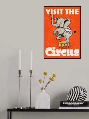 Vintage Visit The Circus Elephant