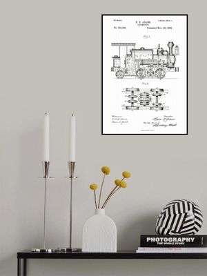 Locomotive Patent 1886