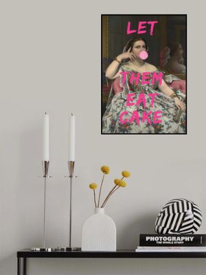 Let Them Eat Cake, Bubble Gum Vintage Portrait