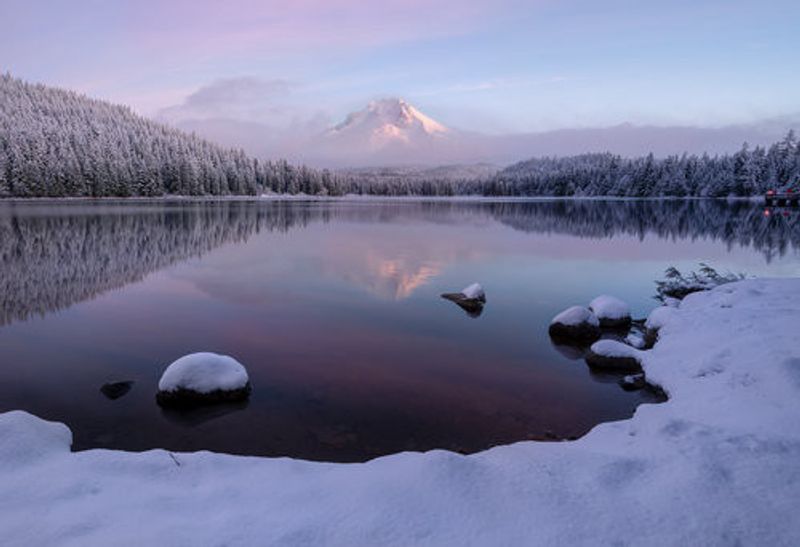 First snow meet first light