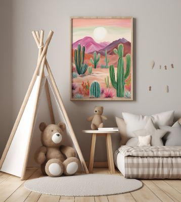 A Vibrant Desert Landscape