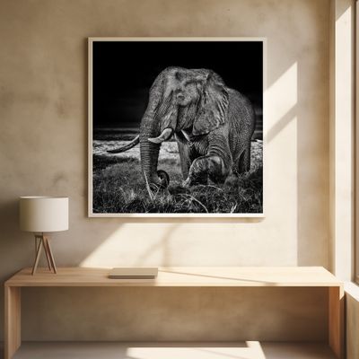 sunset at the waterhole