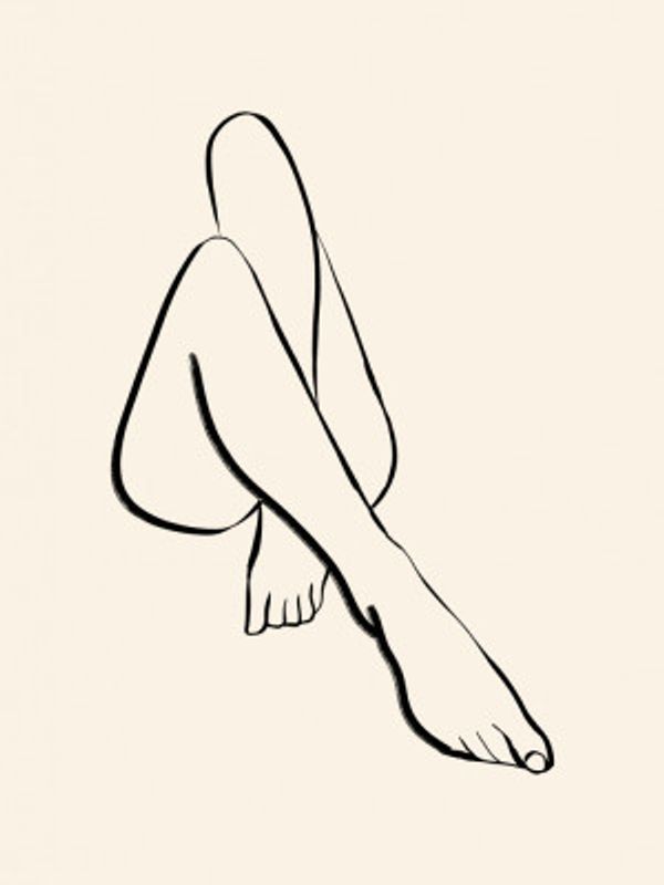 Elegantly Crossed Legs