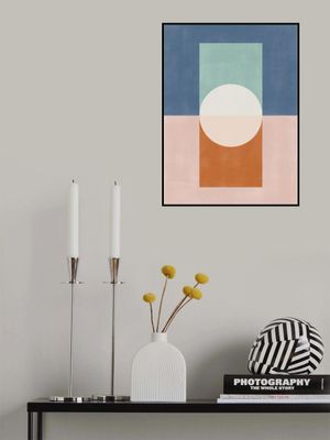 Geometric Shapes And A Muted Color Palette