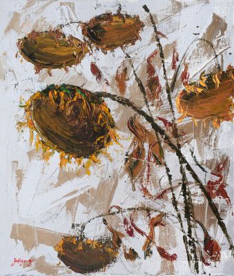 sun filwer oil on canvas