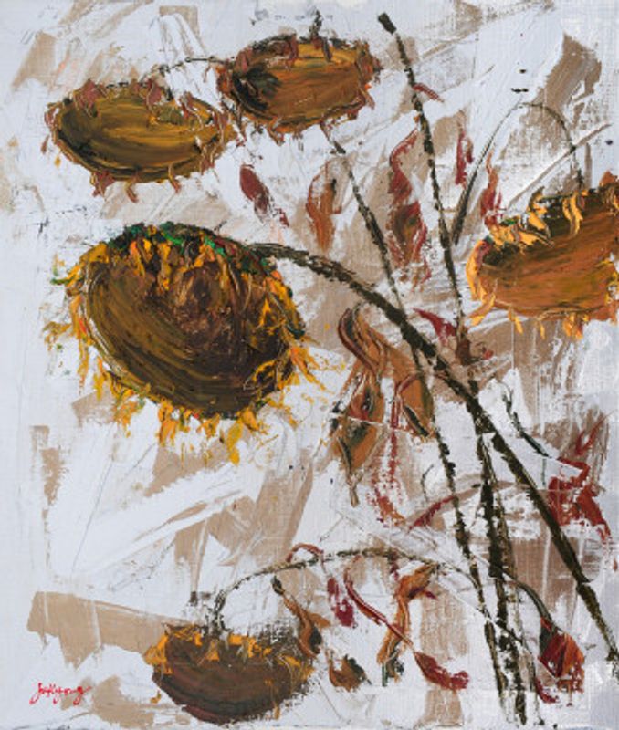 sun filwer oil on canvas