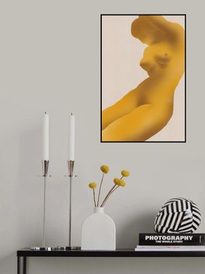Golden Color Nude Abstract