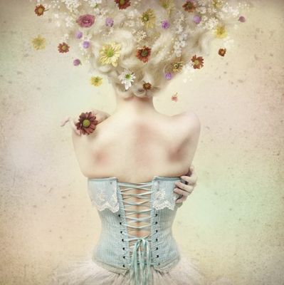 Girl of the flower garden