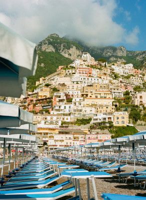 Positano Beach VI on Film