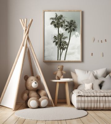 Palm Trees and sky | Vintage