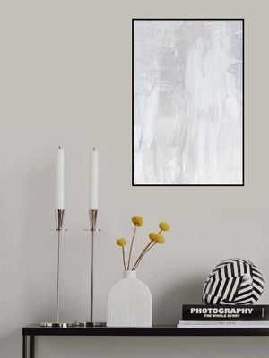 Soft Muted Gray Brushstrokes