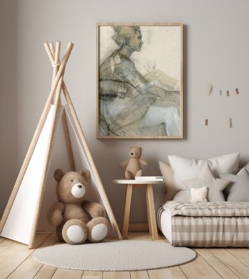 Sketch of a Woman Figure