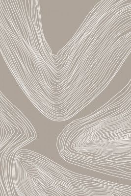 Flowing Contours Line Art