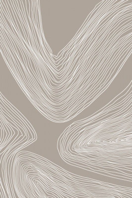 Flowing Contours Line Art