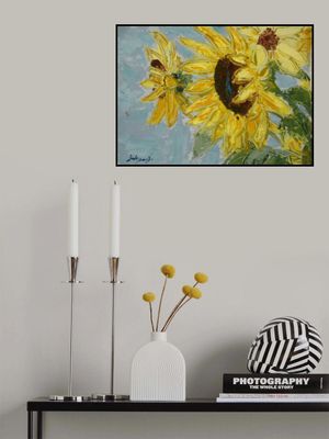 sun flower oil on canvas