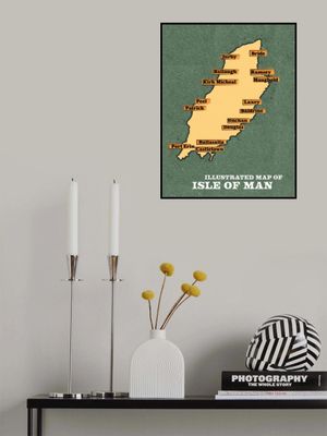 Illustrated Map of Isle of Man