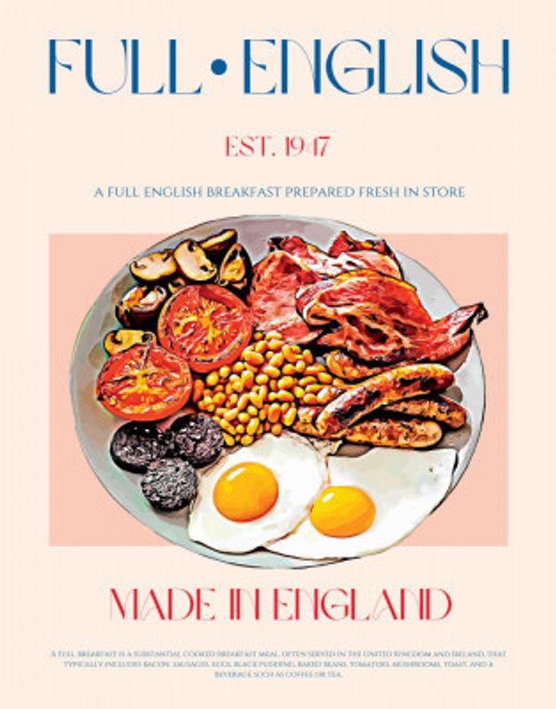 Traditional Full English Breakfast