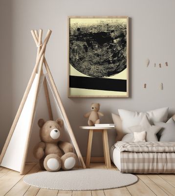 Textured Black Circle