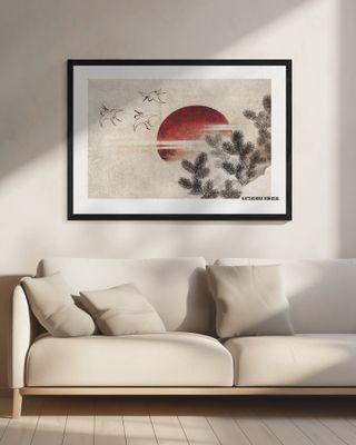 Birds and Sunset, From Album of Sketches (1814)