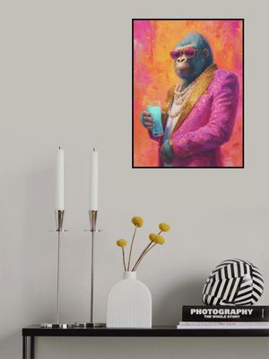 Gorilla In Pink Tuxedo