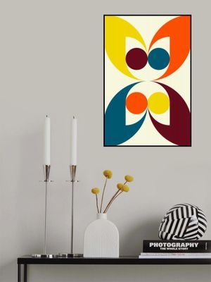 Colorful Symmetric Shapes and Circles