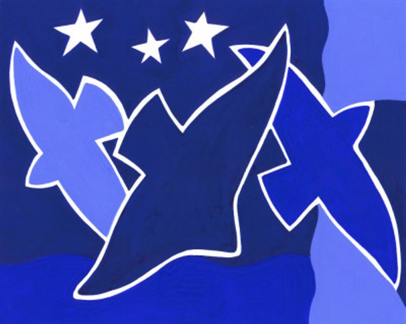 Three Abstract Birds