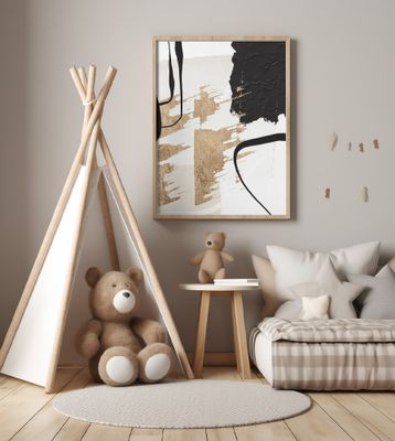 Abstract Black and Gold-6