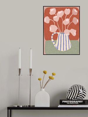 Striped Vase Blooms