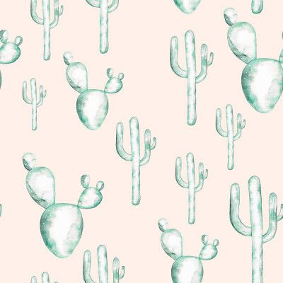 Watercolor Of Cacti