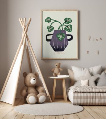 Green With Red Accents