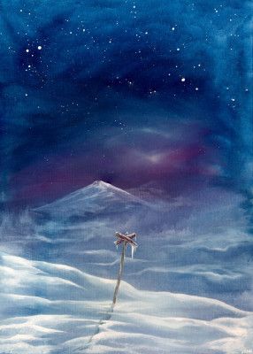 Night in the mountains