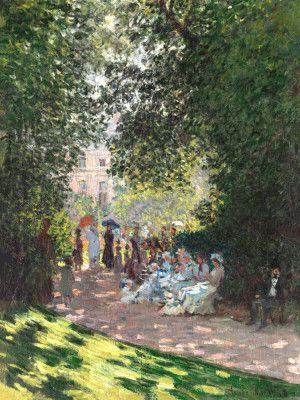 The Parc Monceau (1878) By Claude Monet