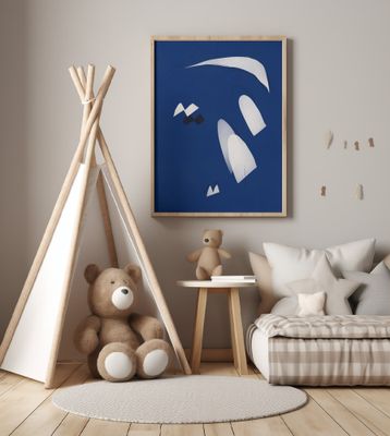 Abstract Blue Breeze