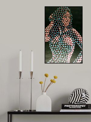 Woman in dots