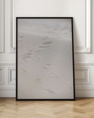 Sand Ripples And Footprints
