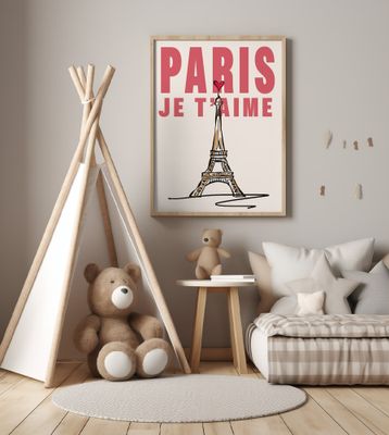 Paris Je T'aime - Paris City Poster
