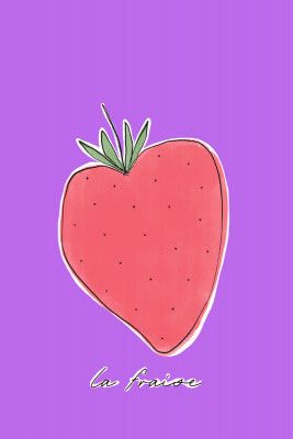 Stylized Strawberry Delight