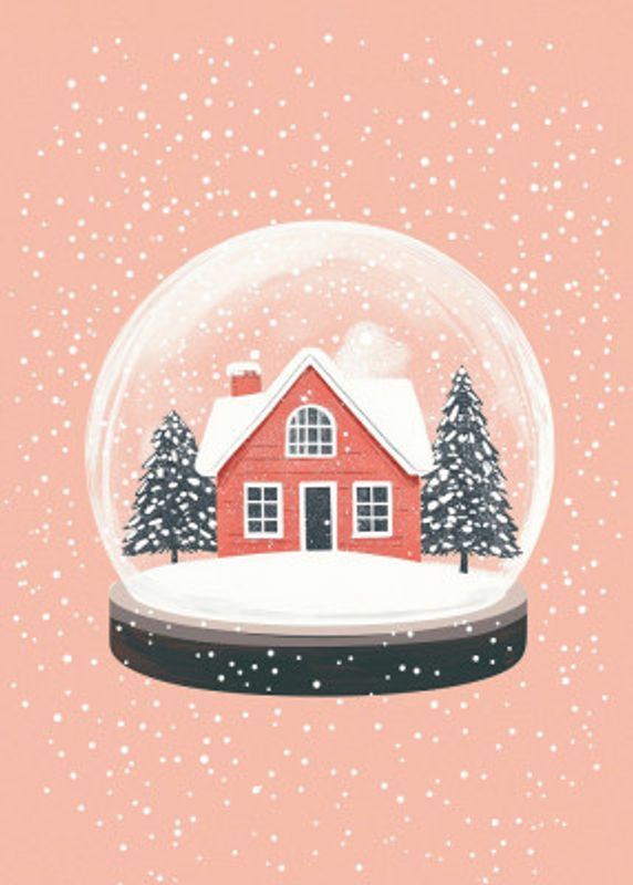Christmas Ornament Glass Illustration