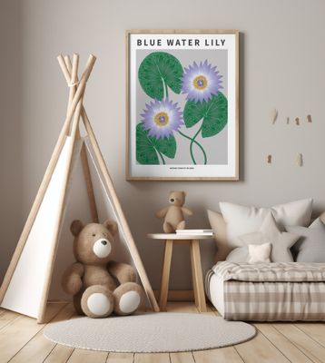 Blue Water Lily - National flower of Sri Lanka