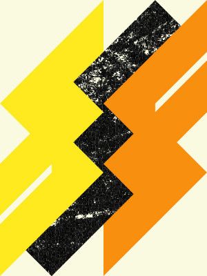 Geometric Design with Bold Angular Shapes