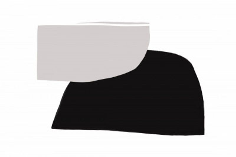 Monochrome Organic Shapes