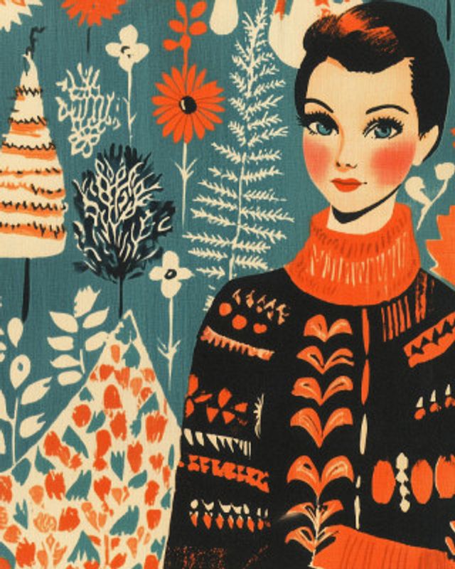 Vintage Mag Knitted Sweater