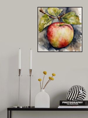 Apfel, Aquarell