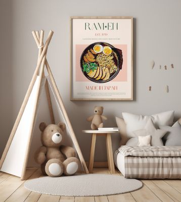 Savoring Japanese Ramen Bowl