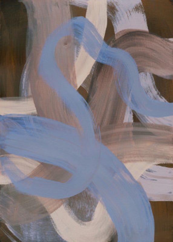 Abstract Brush Strokes 124X