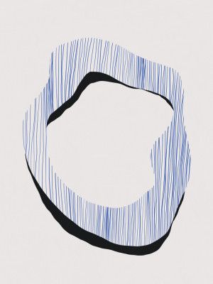 Linear organic pen line 02