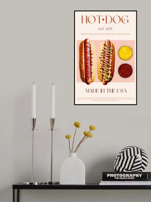 Hot Dogs with Mustard and Ketchup